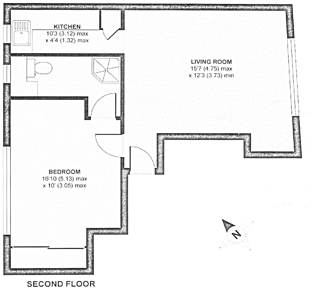 Large furnished 1 bedroom flat, Guildford town centre £1150 pcm High